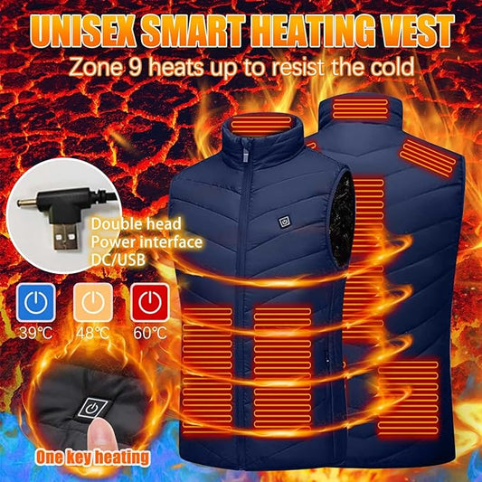 Cross-Border Plus-Size Heating Vest For Men And Women