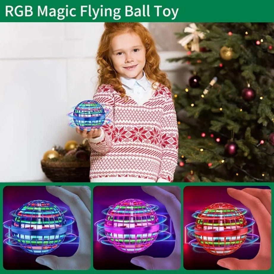 Magic Flying Ball With LED Lights Remote Control Boomerang Spinner Toys for Adults and Kids - CCPC Department Store